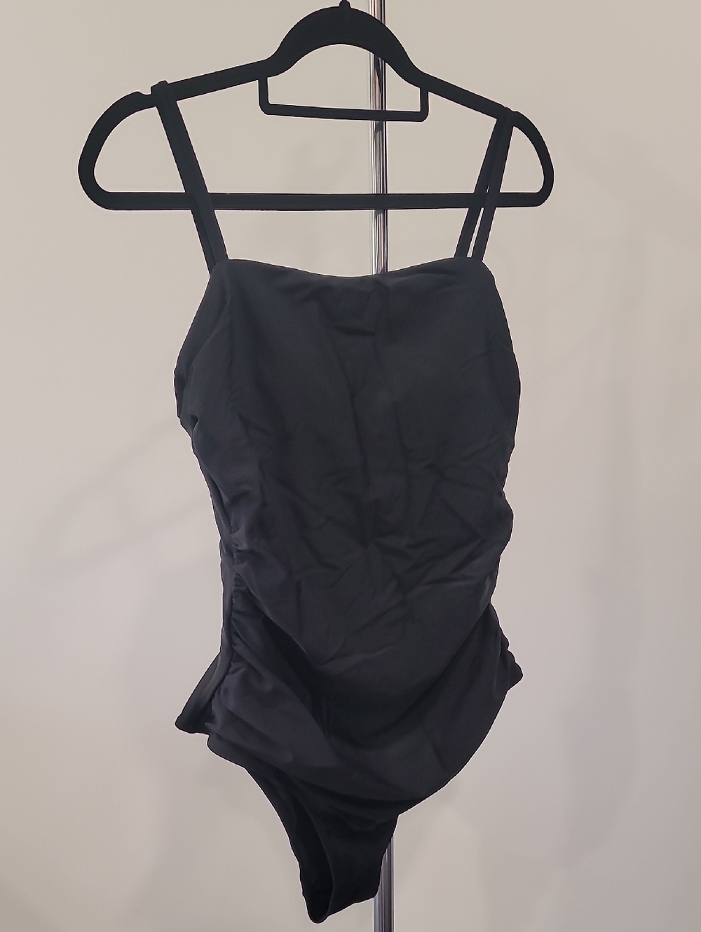 Source Unknown Black One-Piece Swimsuit